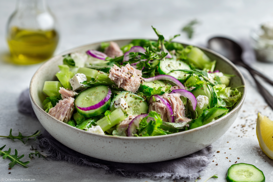 Как освежиться после праздников: легкий салат «Зеленая перезагрузка»