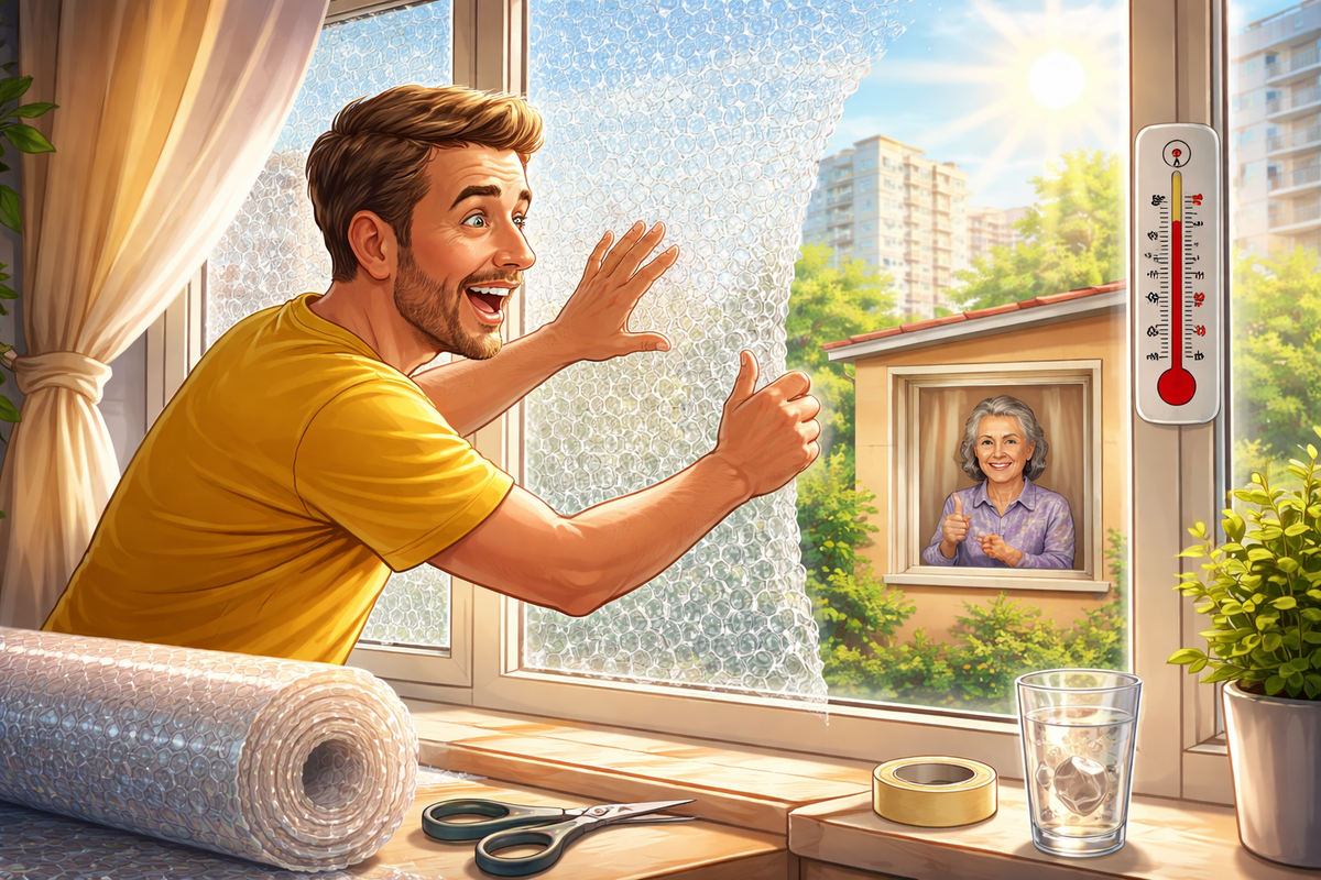 Как пузырьковая плёнка на окнах помогает сократить счета за кондиционер на 30%