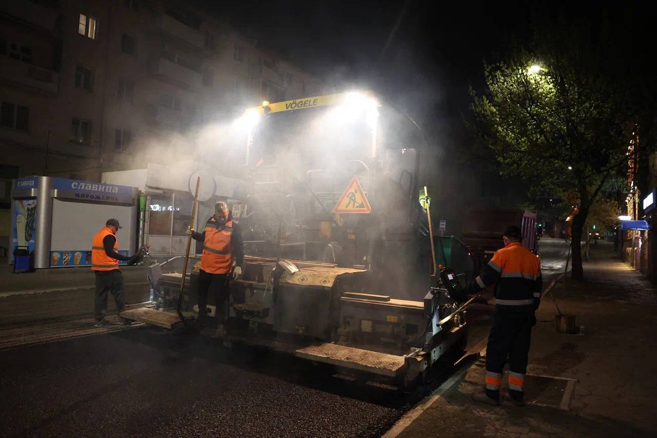 Игорь Бабушкин: Дорожные работы продолжаются на городских улицах Игорь Бабушкин: Дорожные работы продолжаются на городских улицах