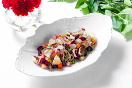 Настоящая кулинарная находка: винегрет с белыми грибами