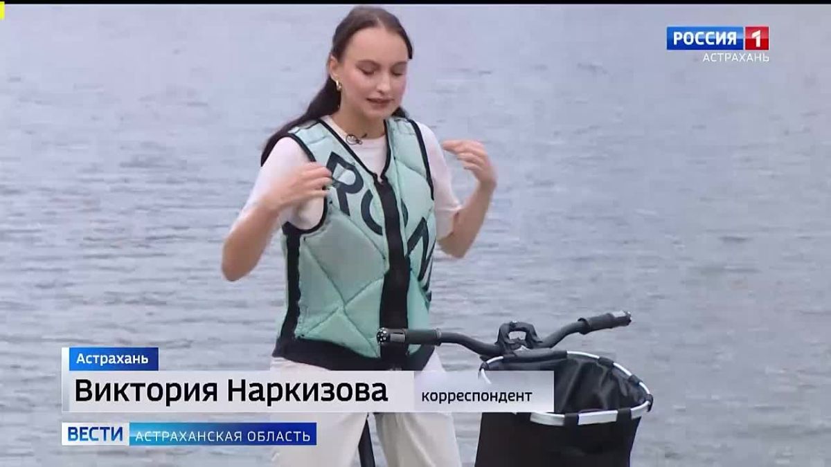 Необычный водный транспорт появился в Астрахани