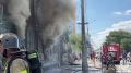 В Астрахани горит жилой дом