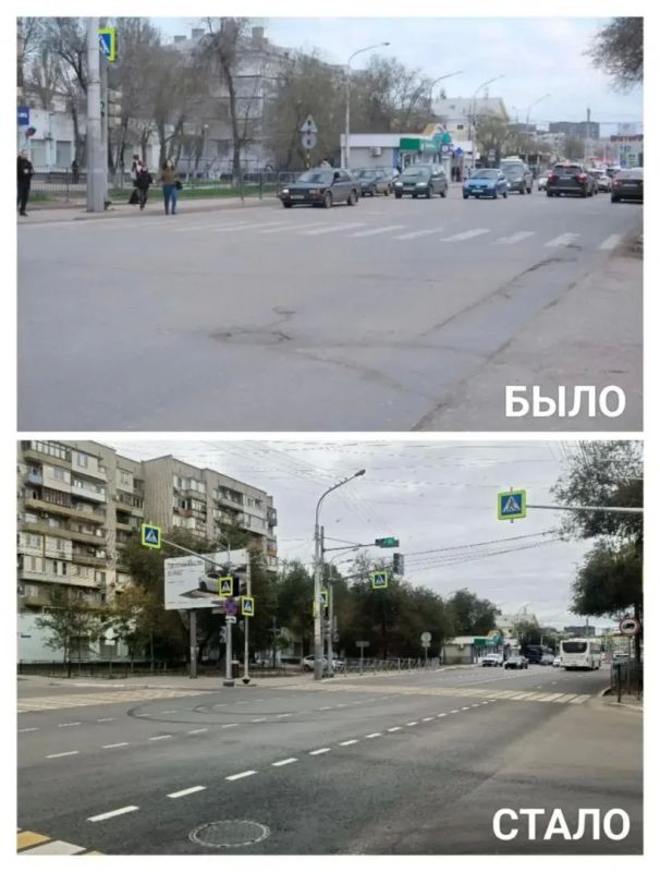 На улице Боевой нанесли разметку На улице Боевой нанесли разметку