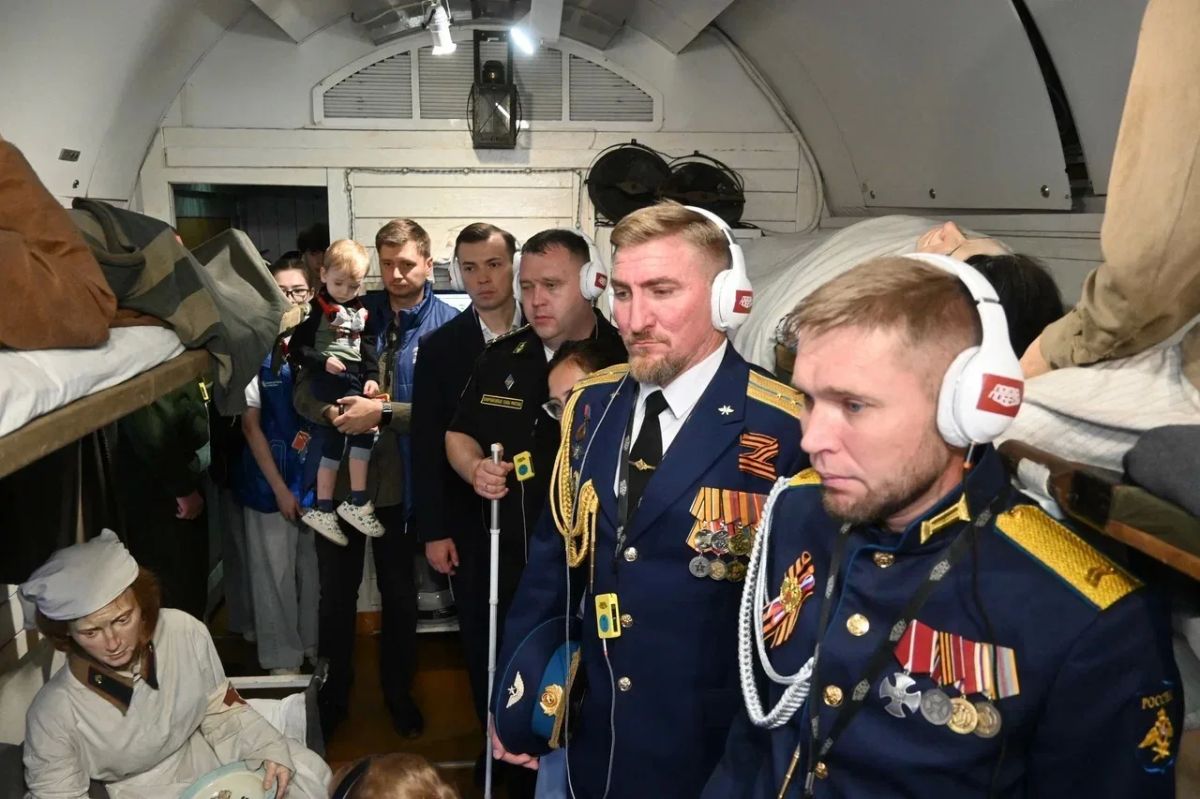 Игорь Бабушкин: Уникальный «Поезд Победы» прибыл в Астрахань Игорь Бабушкин: Уникальный «Поезд Победы» прибыл в Астрахань