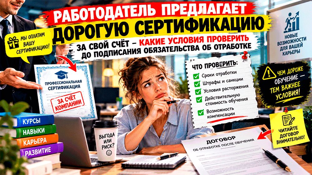 Обучение за сотни тысяч рублей: что проверить, прежде чем обещать работодателю отработать несколько лет